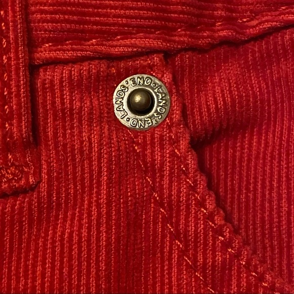 Lands’ End F1 Red Corduroy Pants #422488 Size 10 - Picture 5 of 13